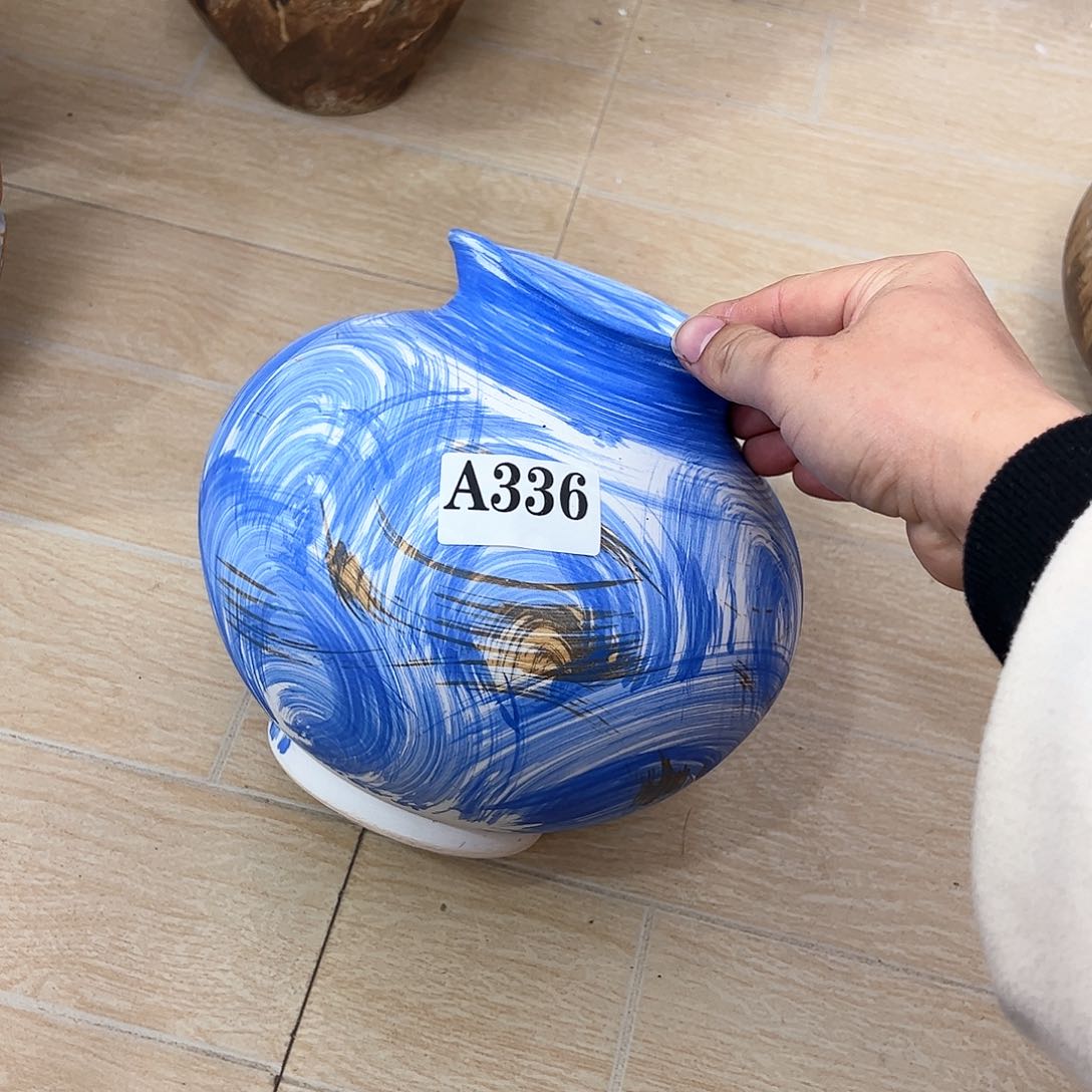 陶瓷336花瓶摆件创意