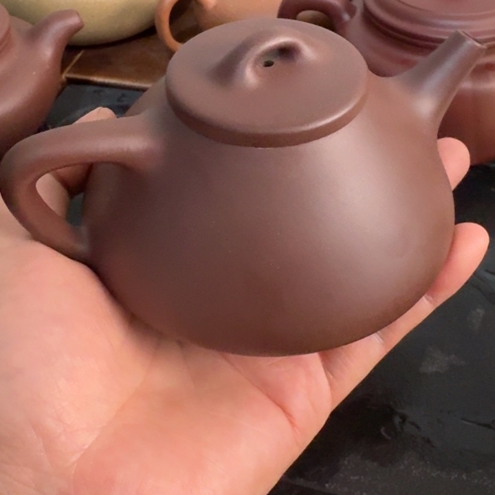 茶杯紫砂紫泥子冶180毫升