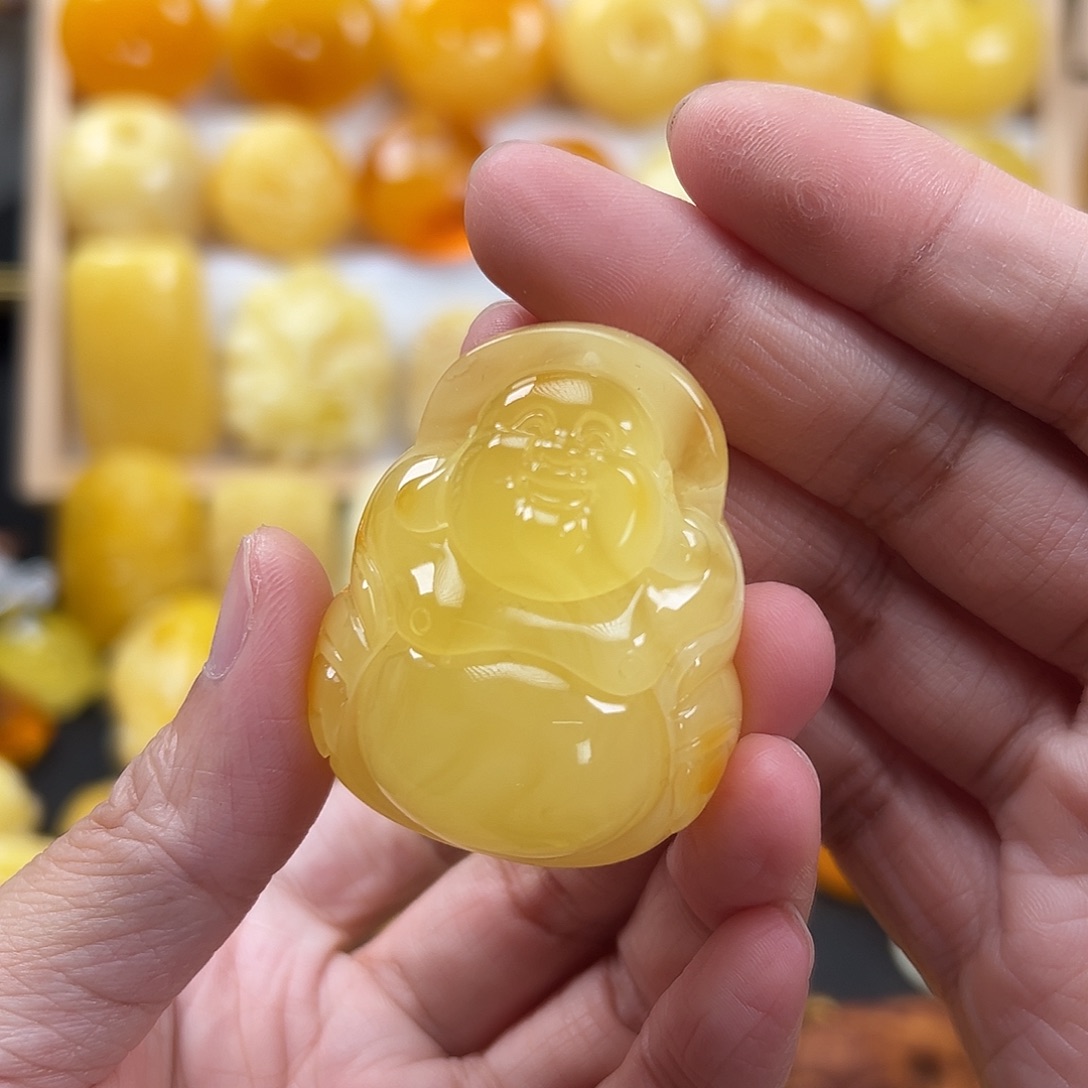 蜜蜡颈饰未镶嵌蜜蜡