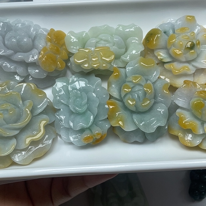 莫***)翡翠未镶嵌颈饰翡翠