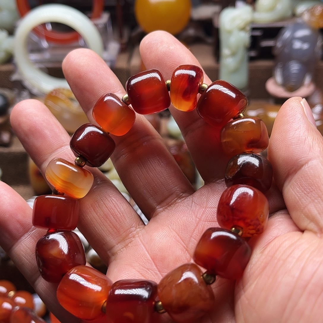 玛瑙/玉髓未镶嵌车挂