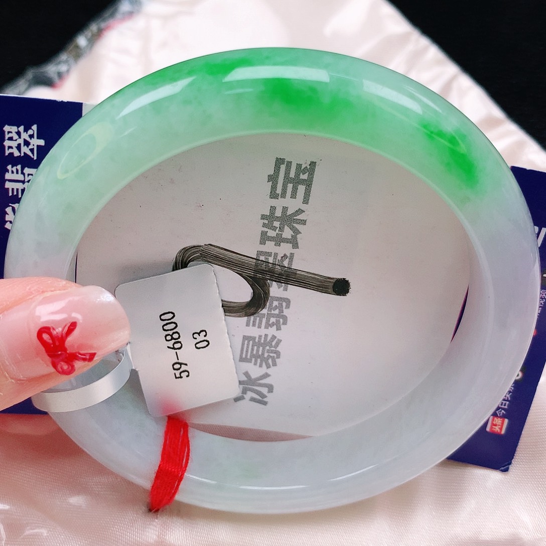 翡翠未镶嵌手镯天然缅甸a货翡翠