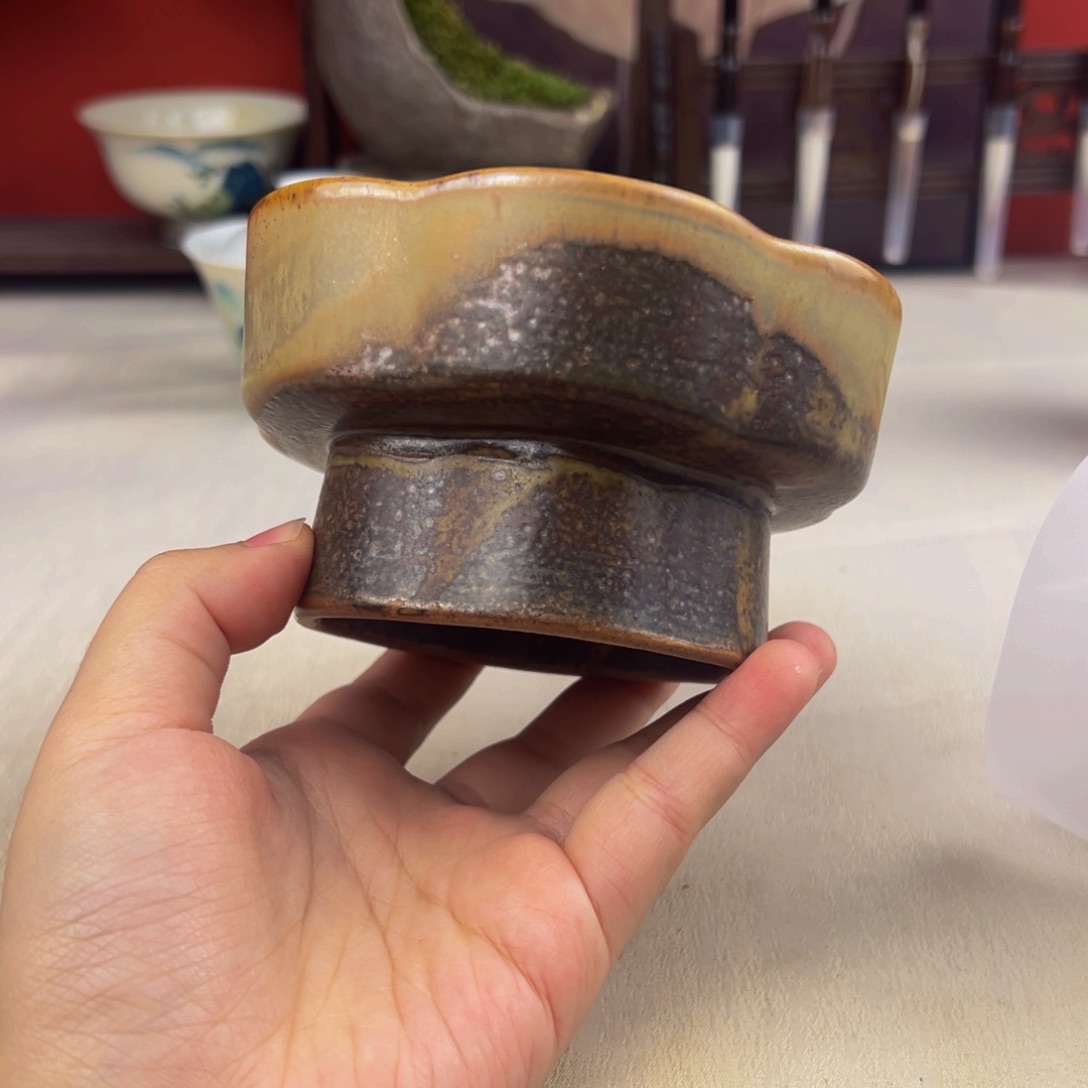 杯子纯手工柴烧主人杯