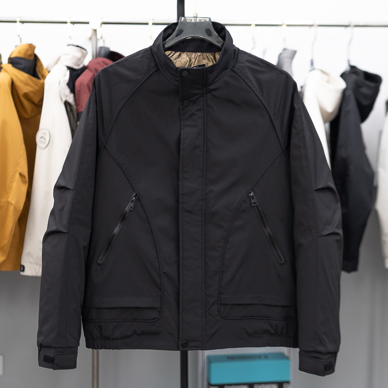 8502 时尚秋冬季2025男士二棉夹克外套薄棉百搭时尚衣服
