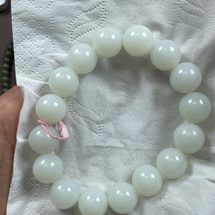 和田玉颈饰未镶嵌海*