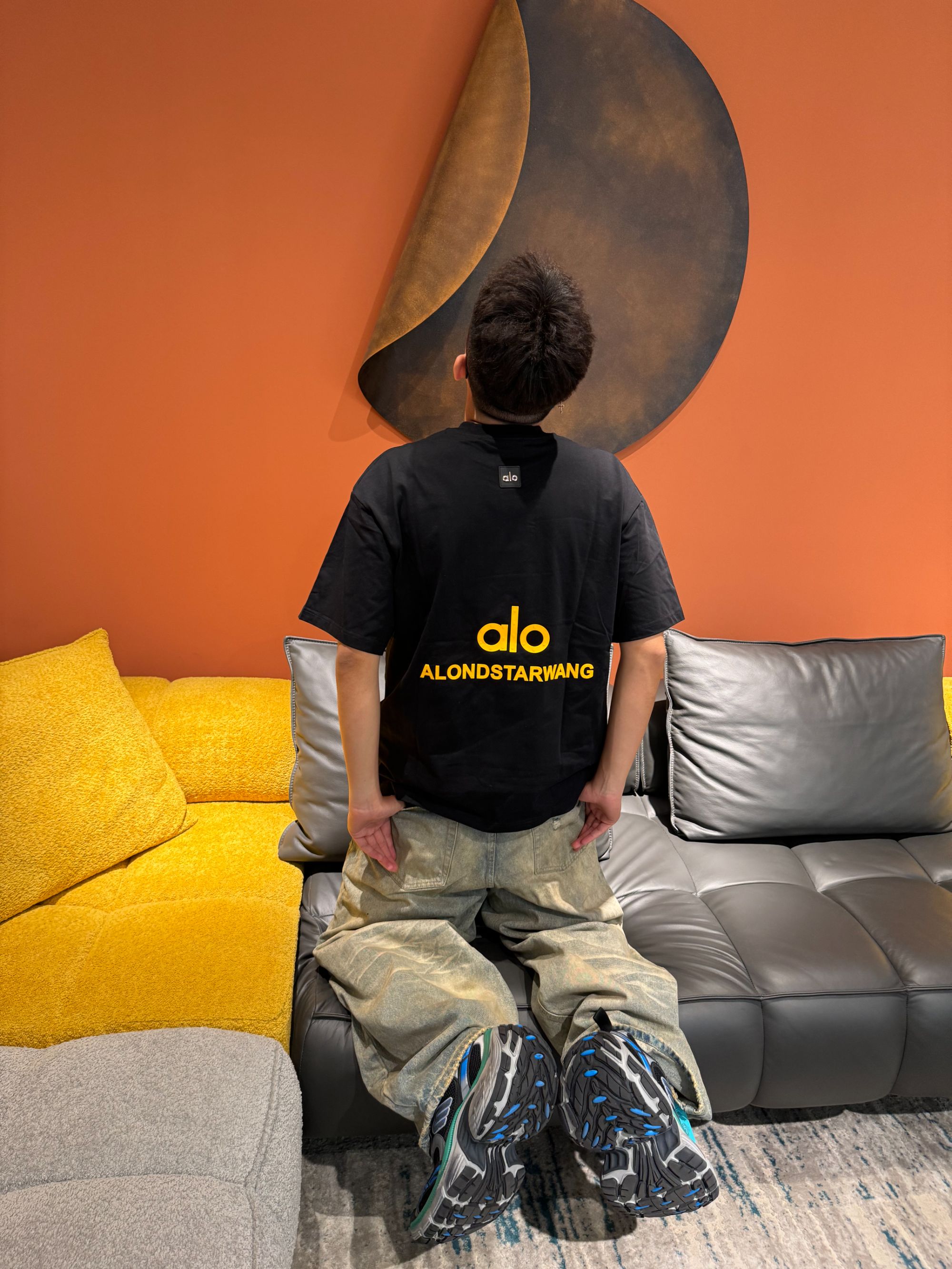 小字母A家2025新款重磅320克纯棉美式宽松简约潮流百搭短袖T恤