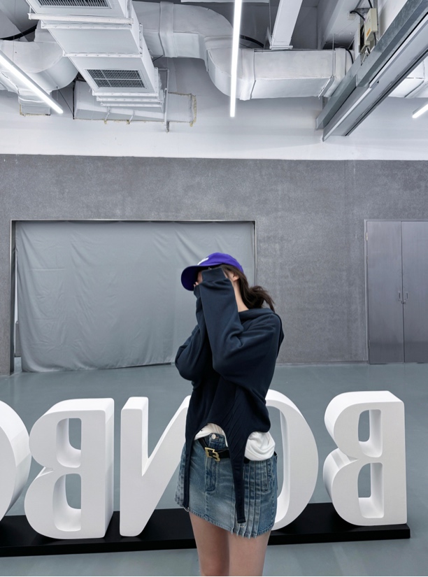 【设计师品牌】BONBOM 牛仔半裙