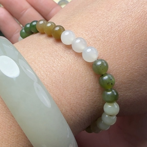 和田玉颈饰未镶嵌6