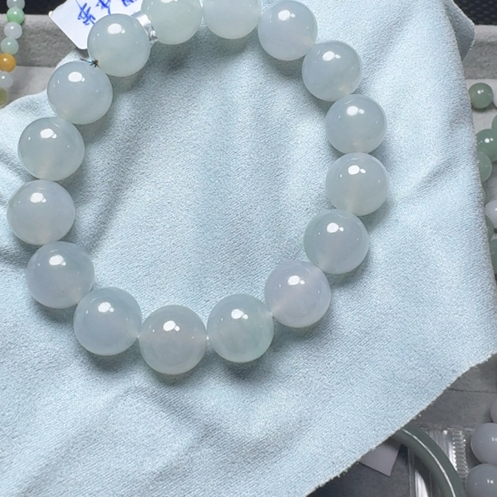 翡翠未镶嵌手链手串