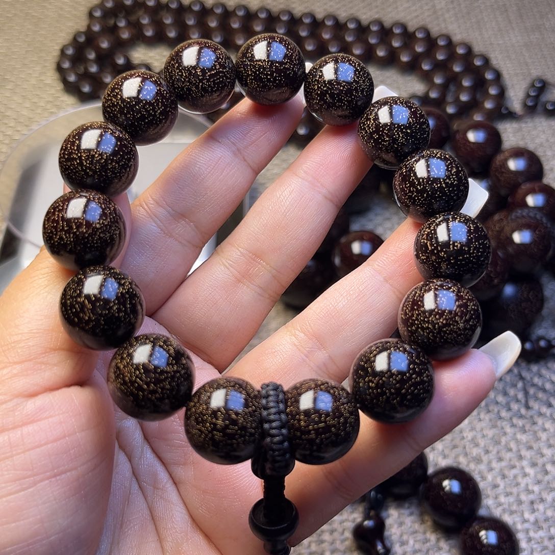 檀香紫檀（小叶紫檀）1.5 15颗爆星