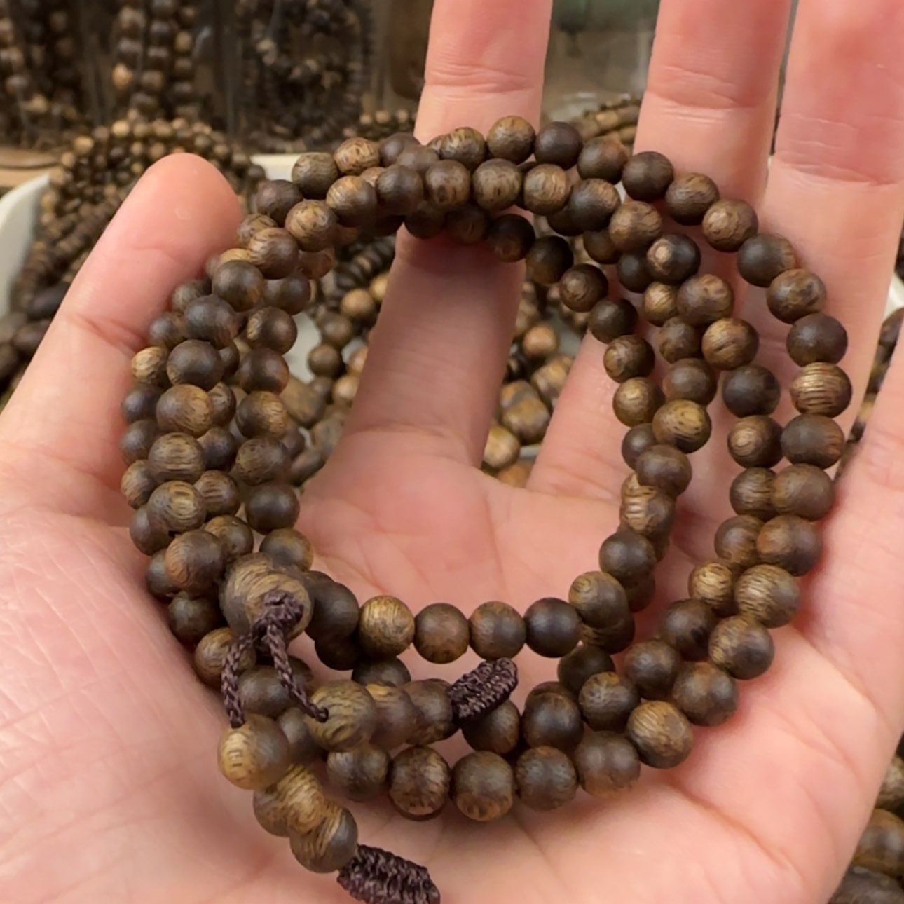 【闪购商品】沉香手串柔**水奇楠手串卡05