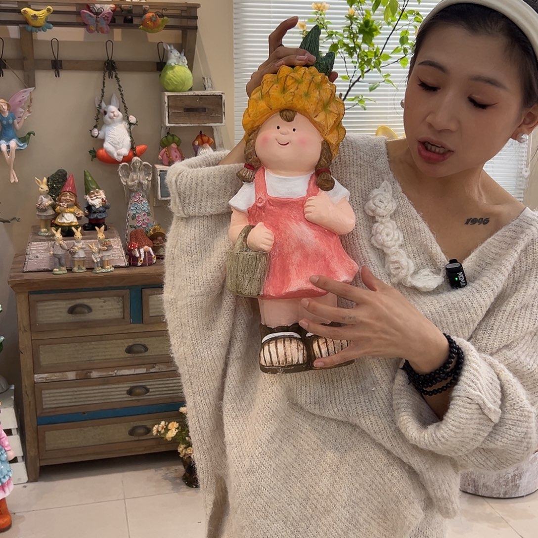 花园摆件红红火火
