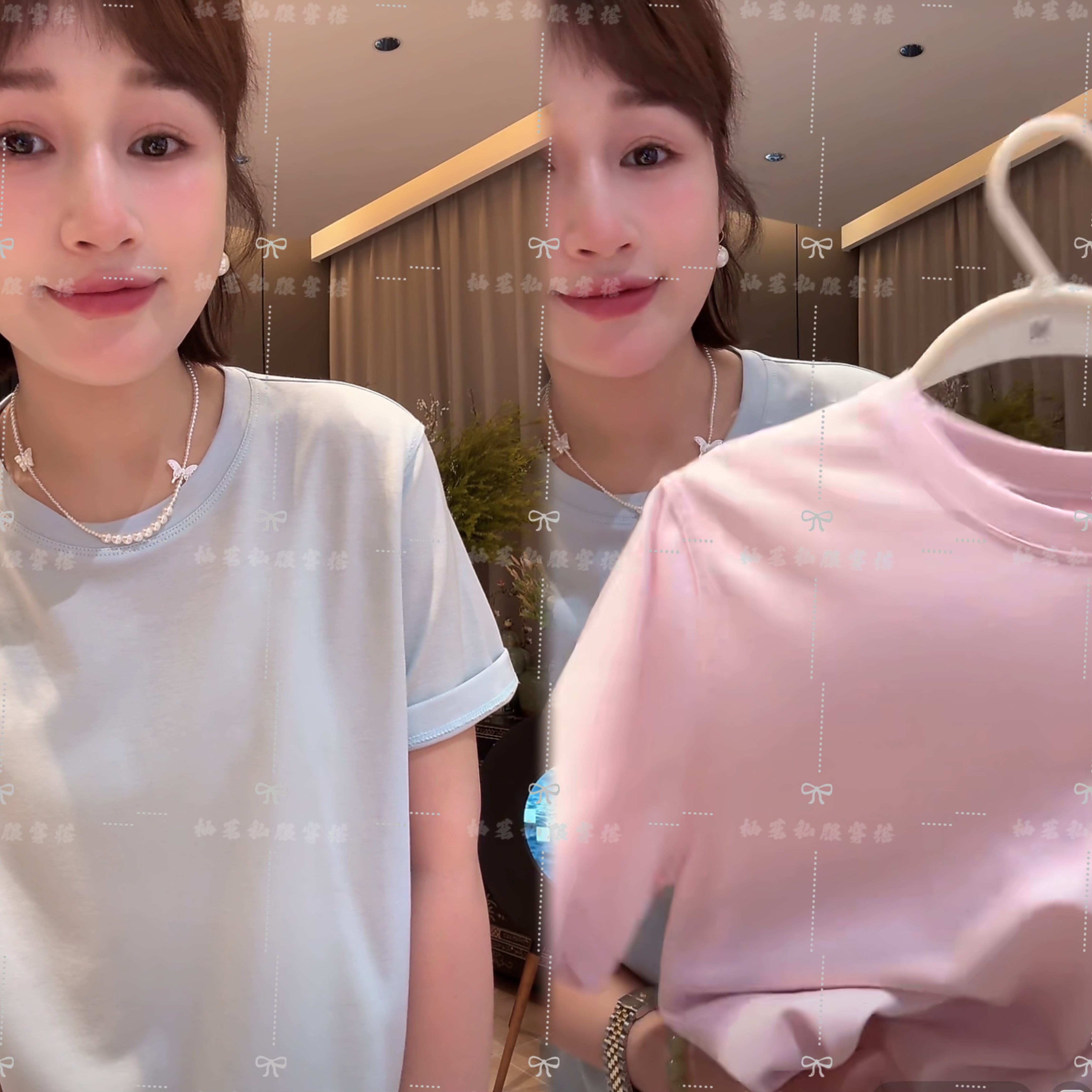 2025款夏季纯色圆领重磅棉纯色短袖2025-D-4788