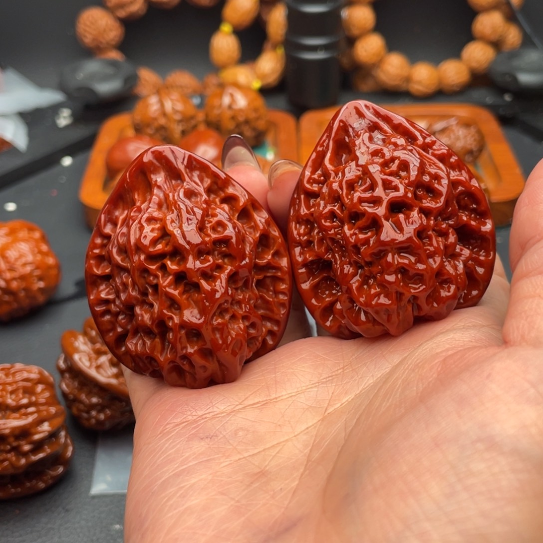 文玩核桃把件官帽