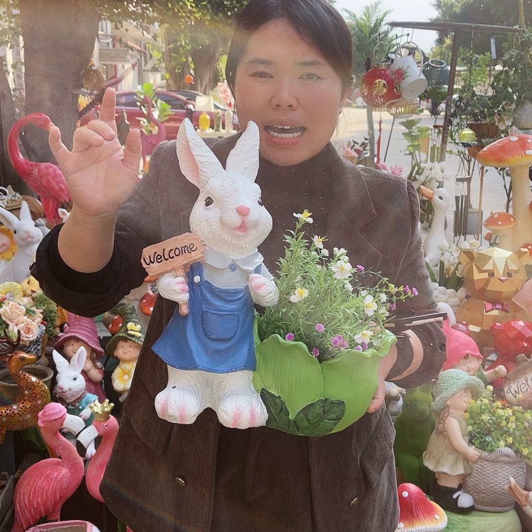 【闪购商品】无铅玻璃花园摆件&000&