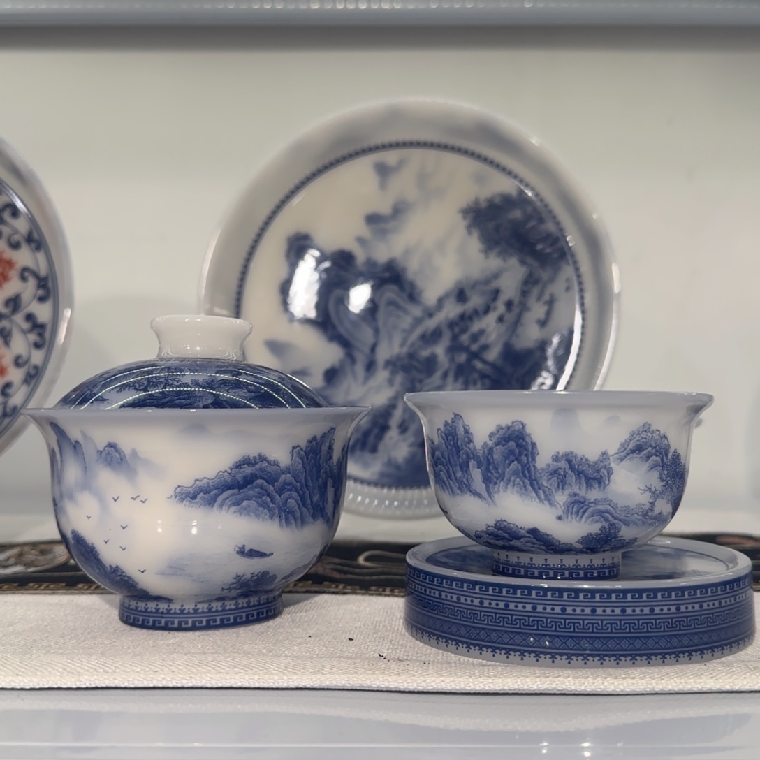 城***公五件套套装茶具装