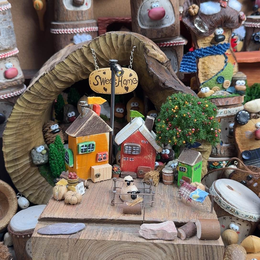 狐****香榧木房子小场景