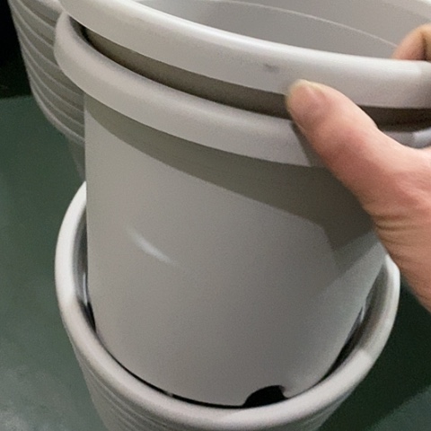 树脂微瑕3号10个无托灰白