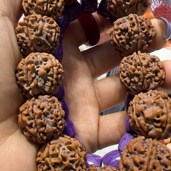 大果紫檀（缅甸花梨）1.2紫醇手串