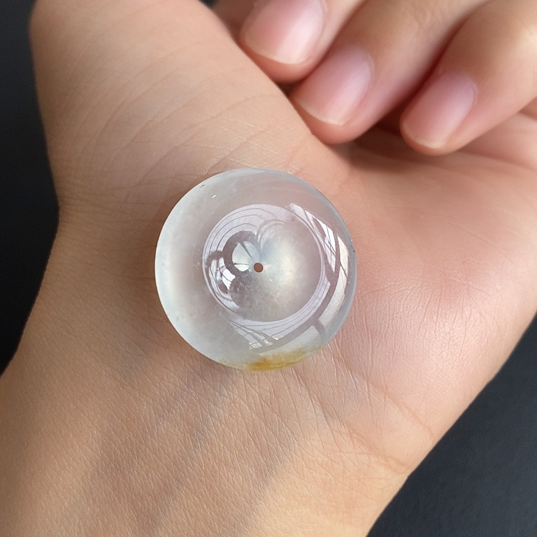 翡翠颈饰未镶嵌心*翡翠首饰