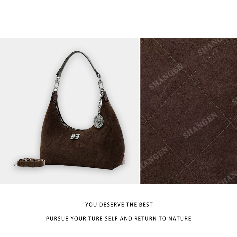 【尚恩CC】ZT-D8079-磨砂咖-轻奢时尚百搭新款女包