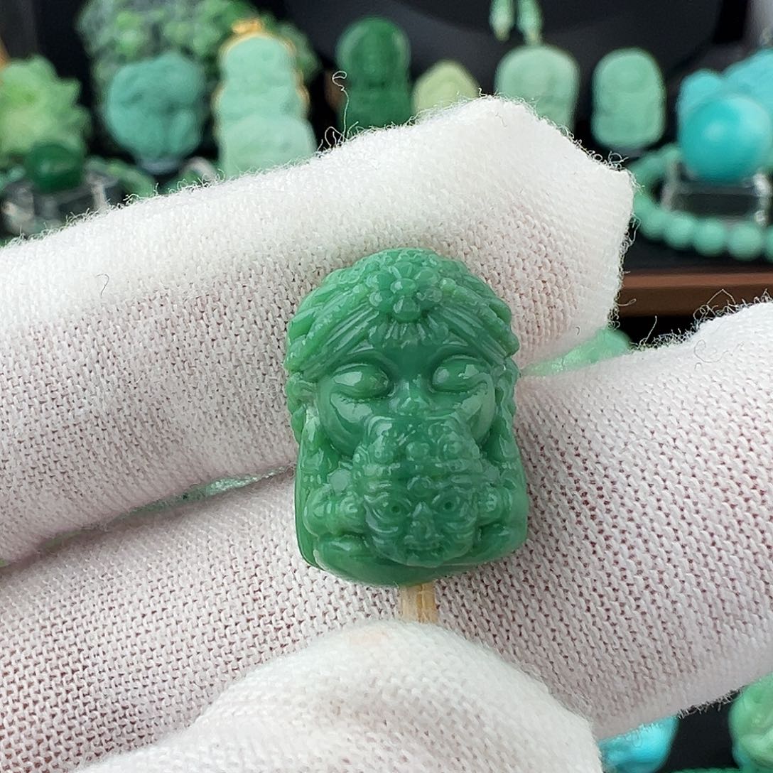 绿松石未镶嵌绿松石主播我万丽