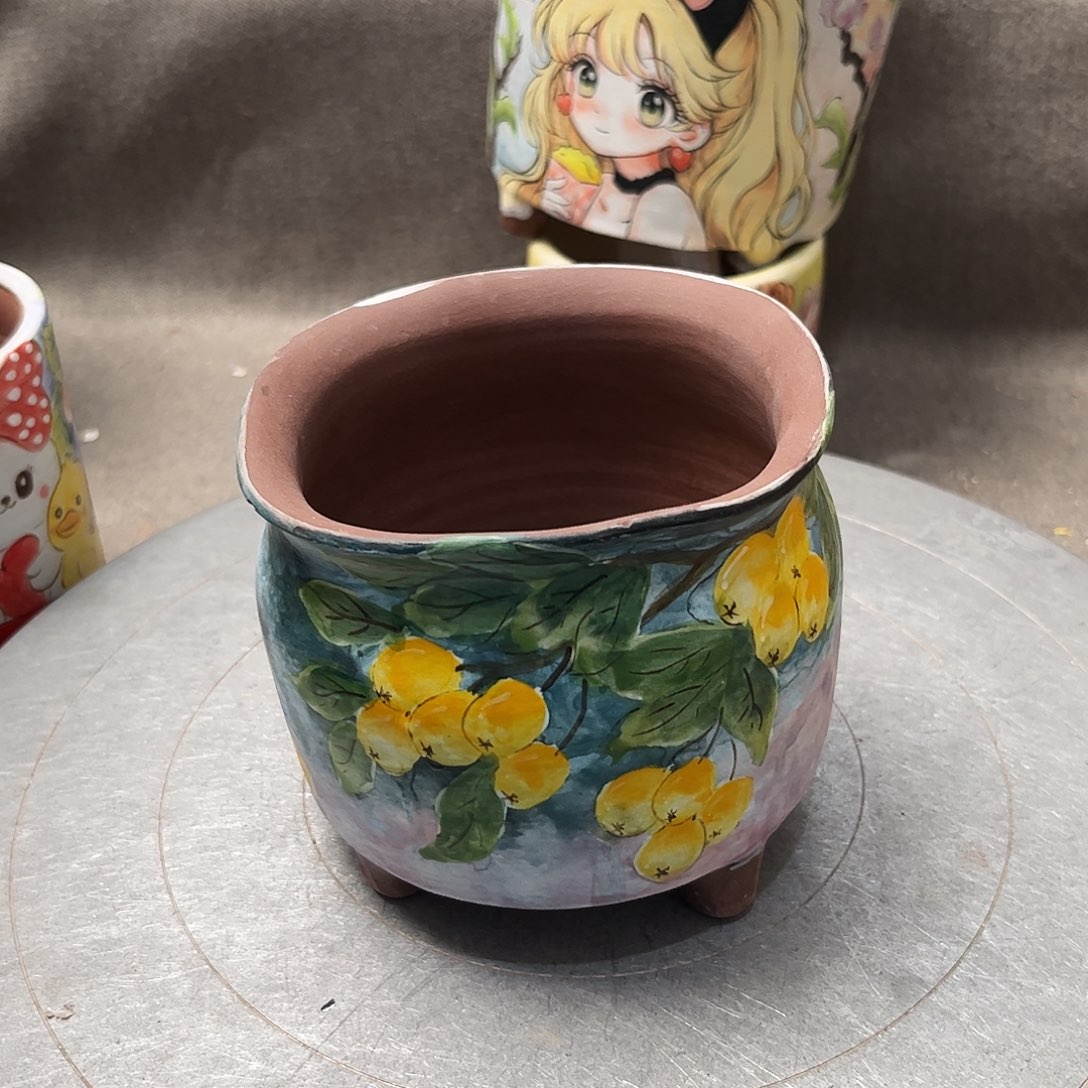 花盆紫砂花卉福利