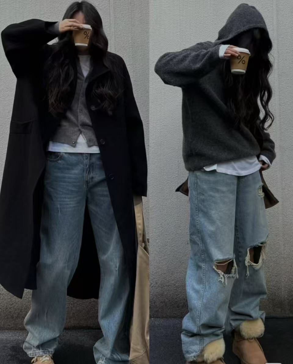 （编码1-100）宽松时尚休闲ins上衣韩版潮流复古秋季