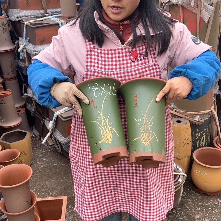 紫砂花盆紫砂花盆