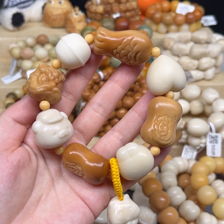 菩提根/象牙果吊坠全家福1.20 54微瑕