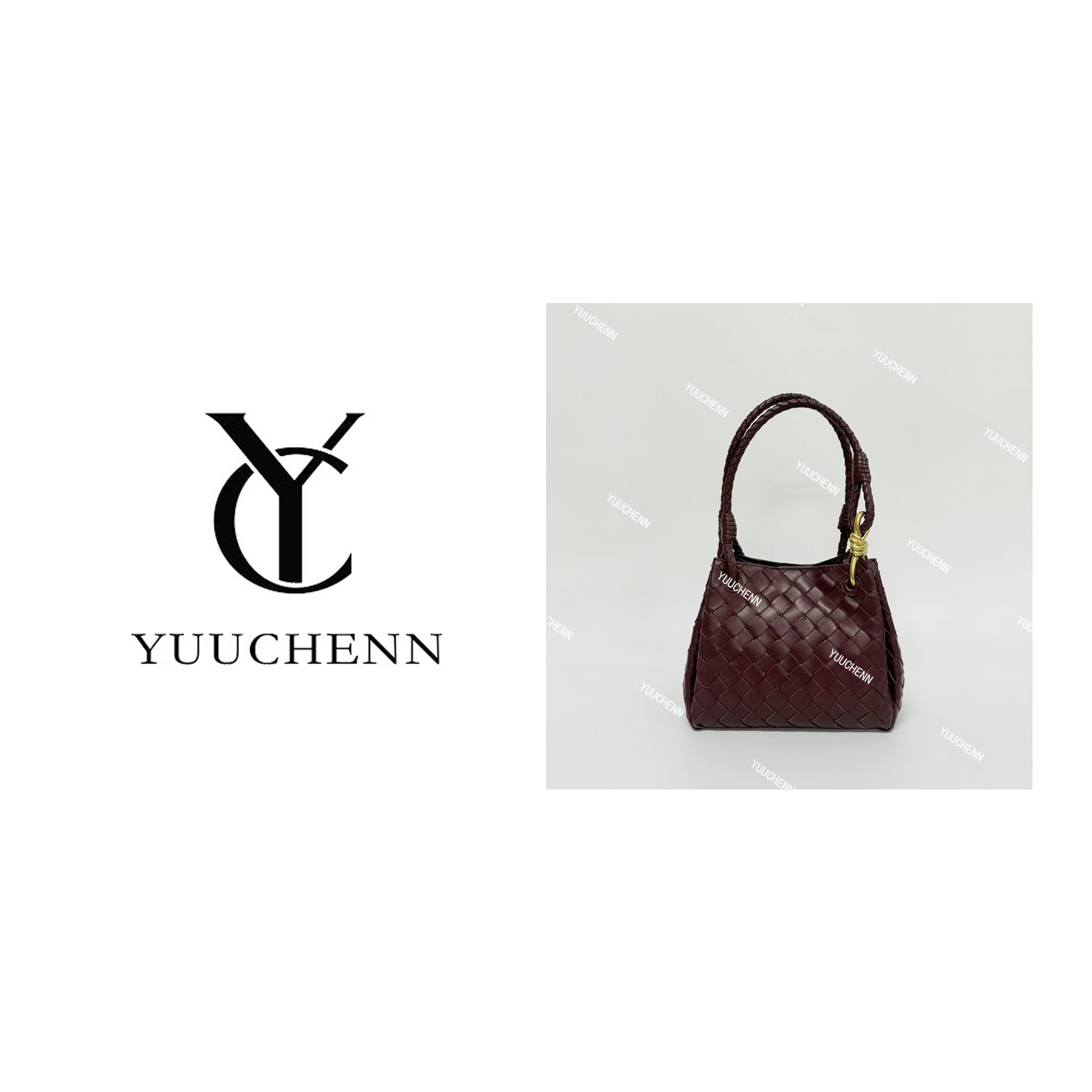 YUUCHENN/【降落伞】头层羊皮20cm安可拉红色HH5904