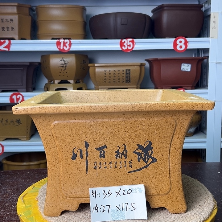 花盆紫砂蛇年大吉