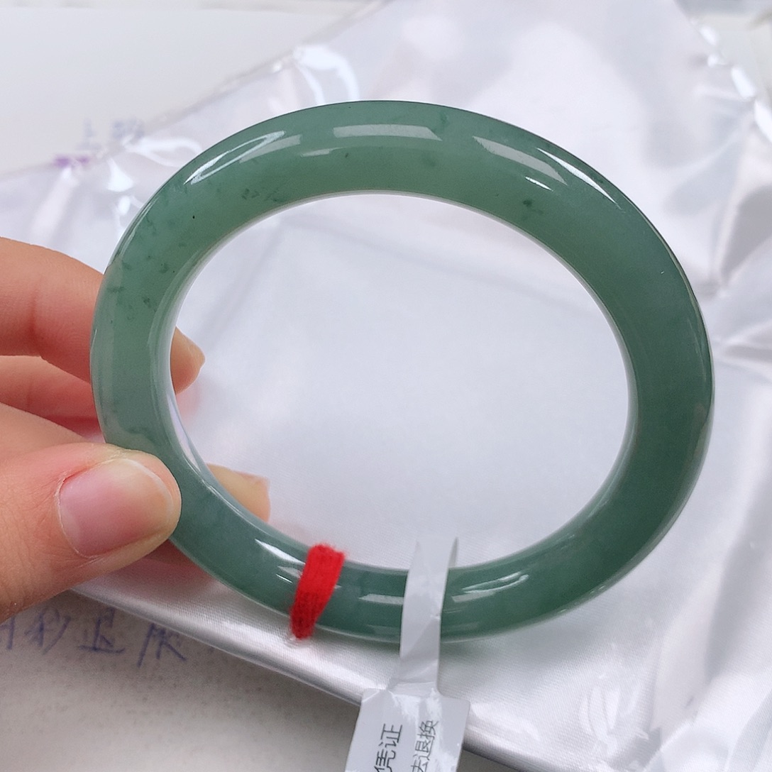 翡翠手镯未镶嵌 圆条①⑤⑥