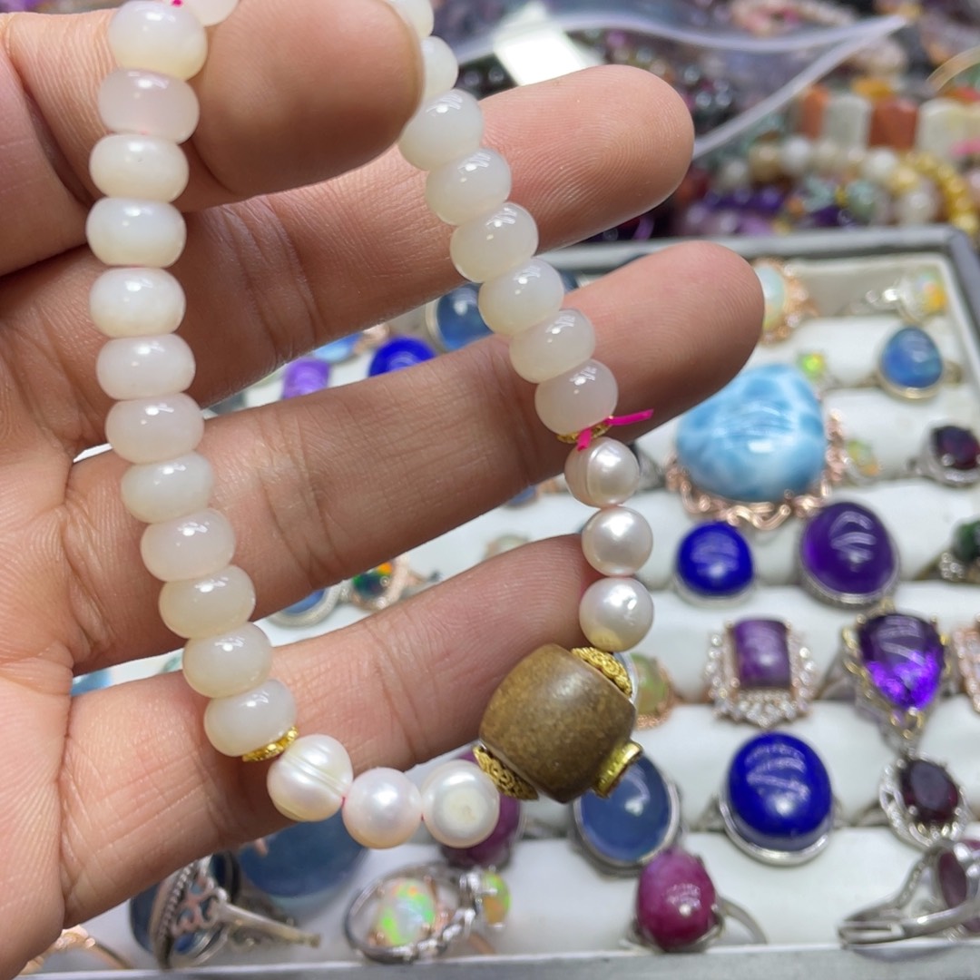 紫晶颈饰银S800镀金镶嵌