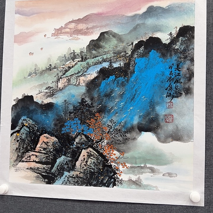 国画书画作品多次