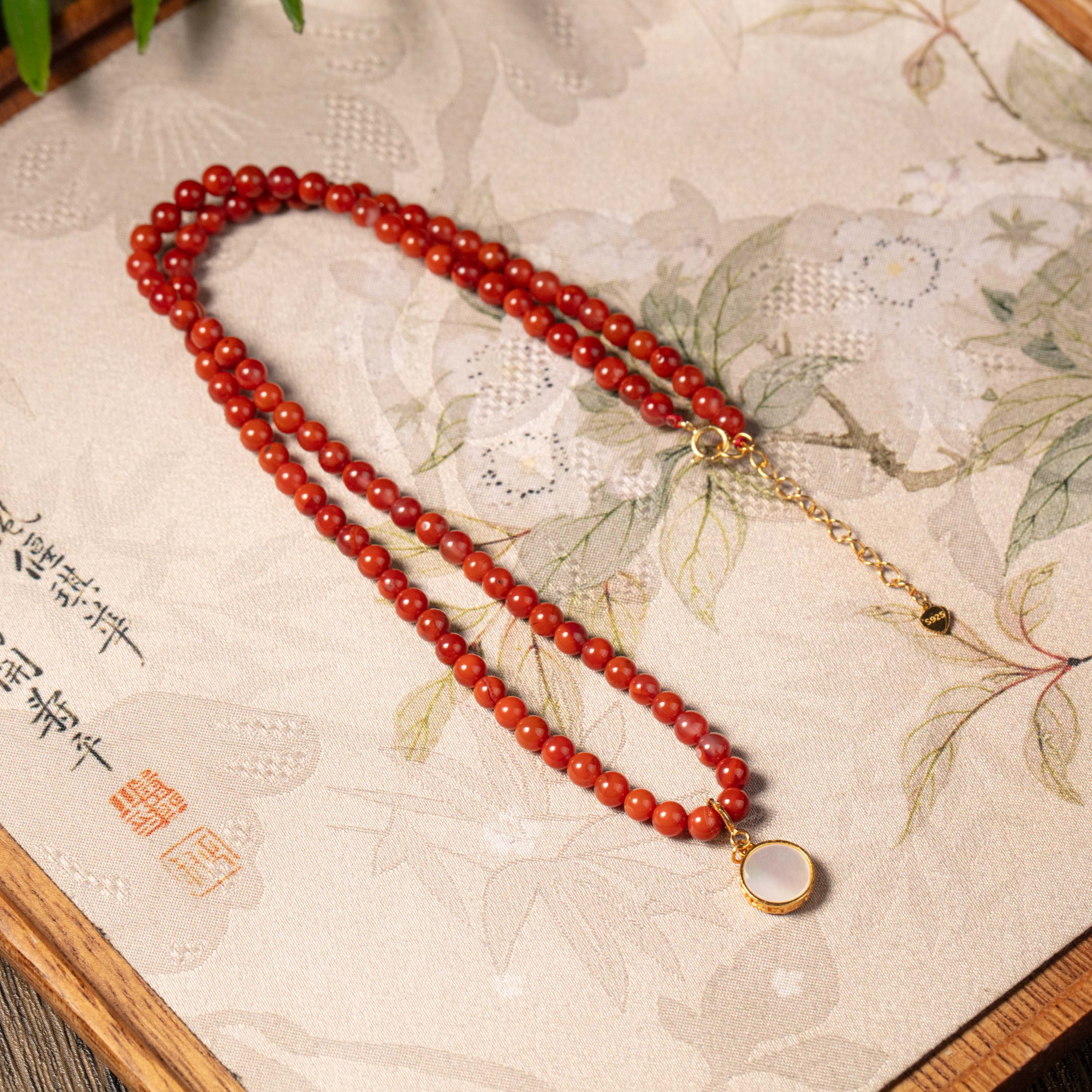 南红DIY项链多样性发一约4mm#B1591842