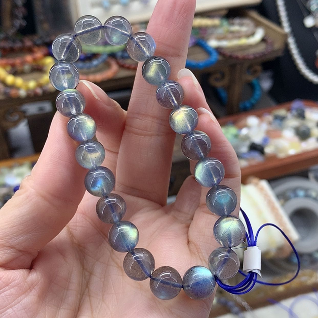 【闪购商品】长石手串未镶嵌姜*?手串