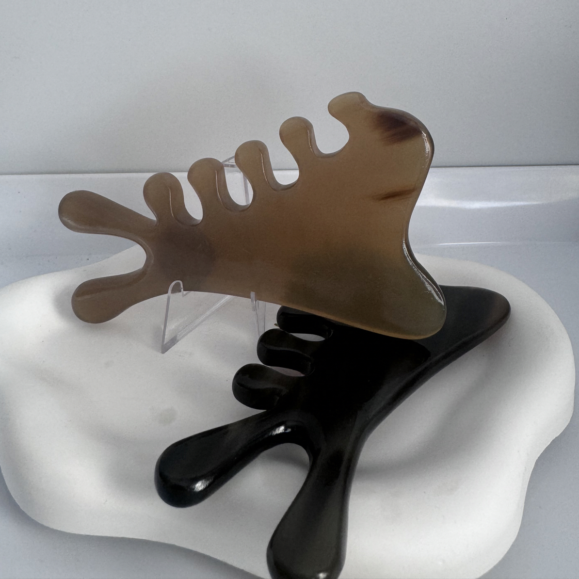 牛角脸部刮脸美鼻卡下颌线梳脸四合一小怪兽