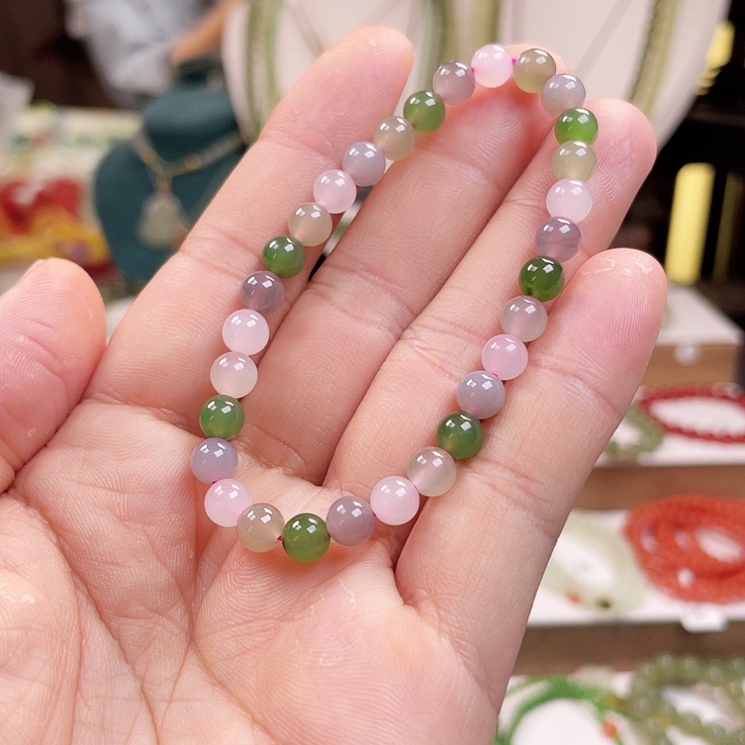 和田玉手链未镶嵌6