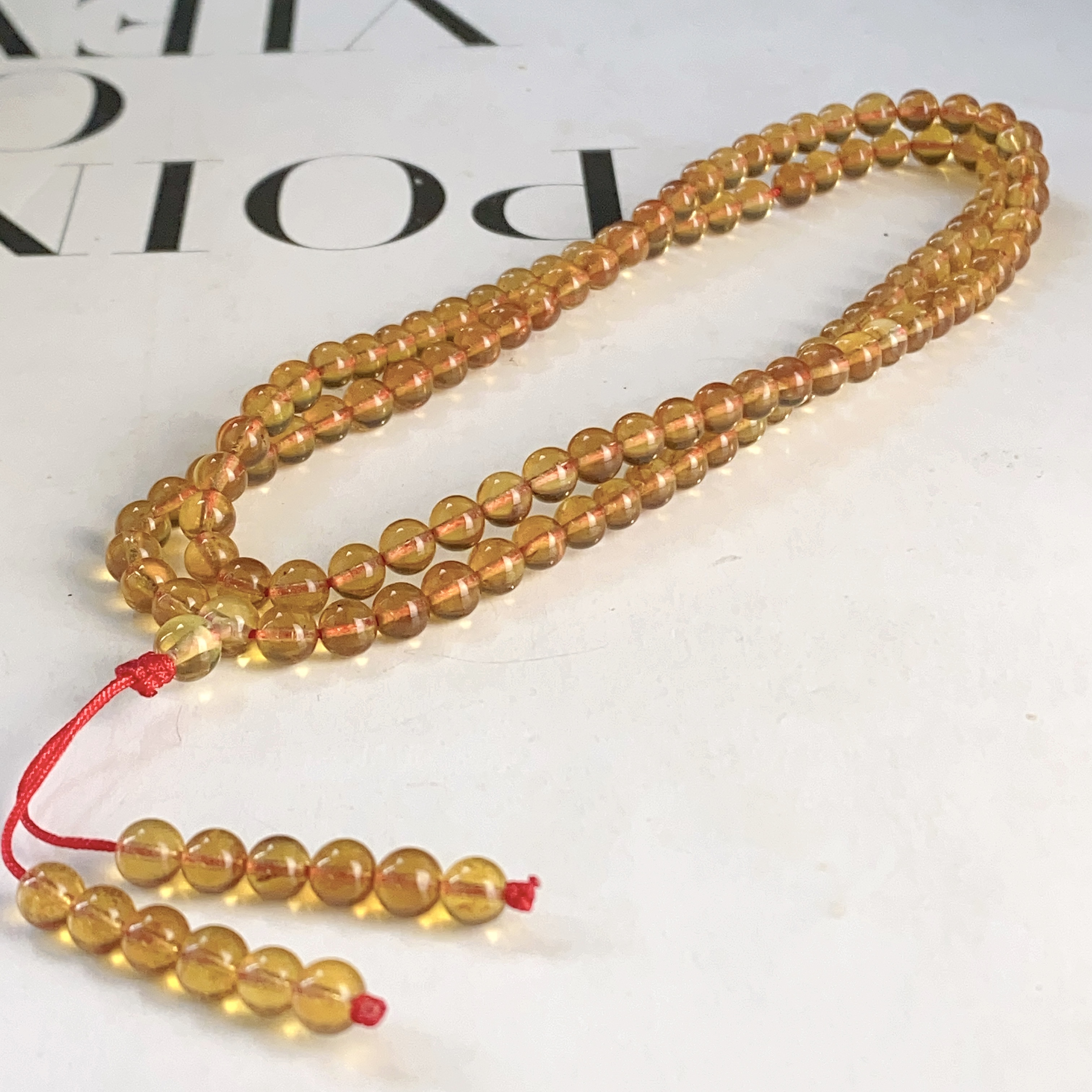 2888/ZY888-957 琥珀时尚百搭圆珠5+珠串/多样性发/一件