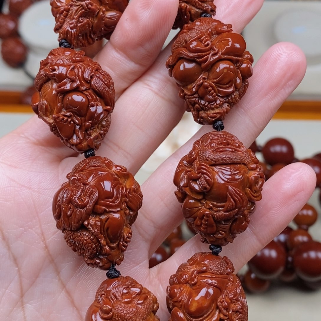 橄榄核吊坠中**子1达摩