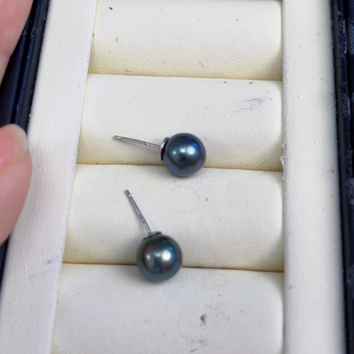 【闪购商品】海水珍珠耳饰银S925镶嵌