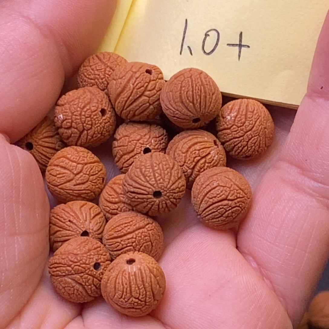 秦岭龙纹桃核21颗
