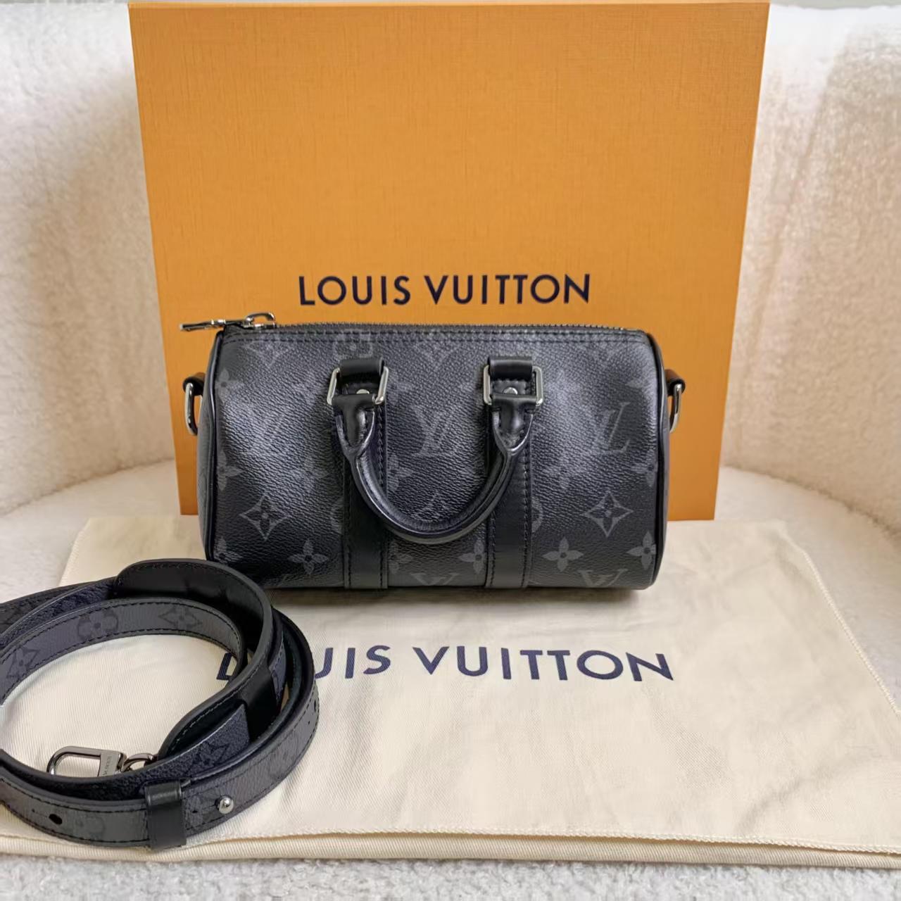 99新 LouisVuitton/路易威登 壹臻/黑老花keepall xs/ 27993013