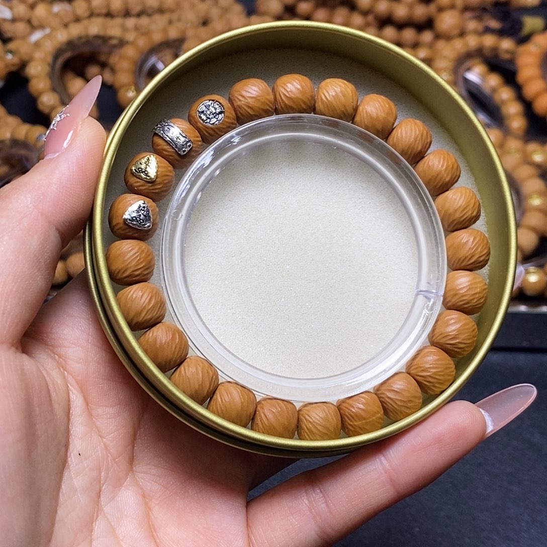 猴头核桃手串四标千刃云锦尺寸10+全品单号79号