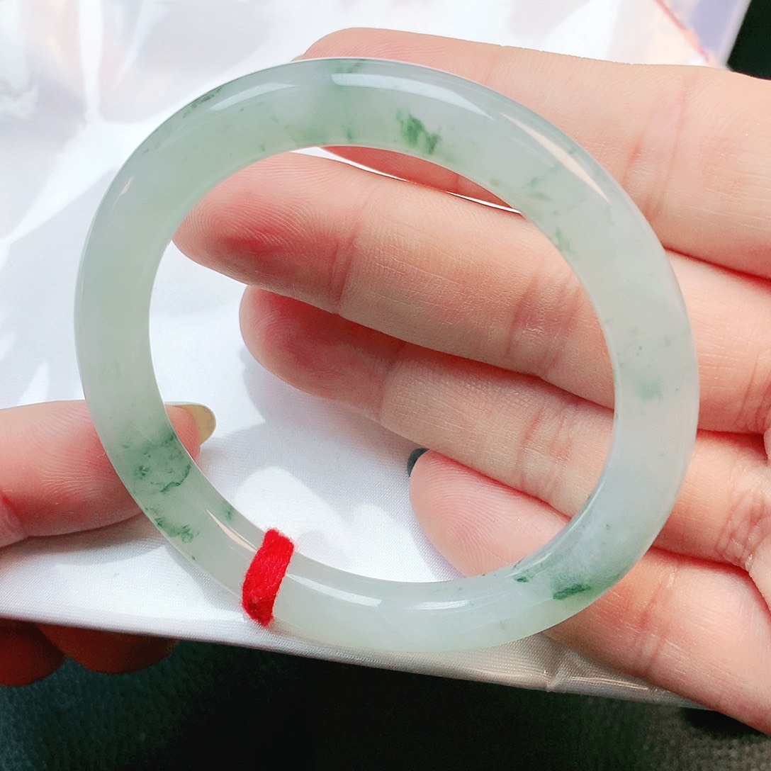 未镶嵌手镯翡翠圆条0268