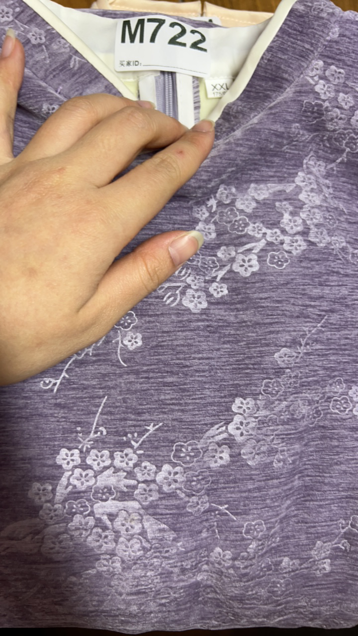 -722-扣子掉了-瑕-------改良款旗袍