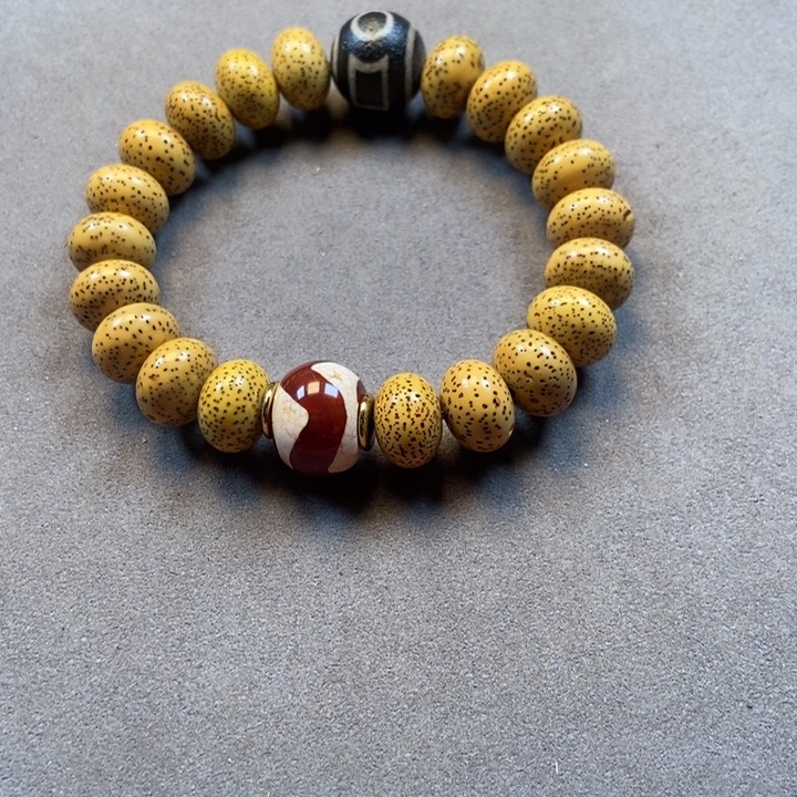 菩提把件未镶嵌星月菩提子