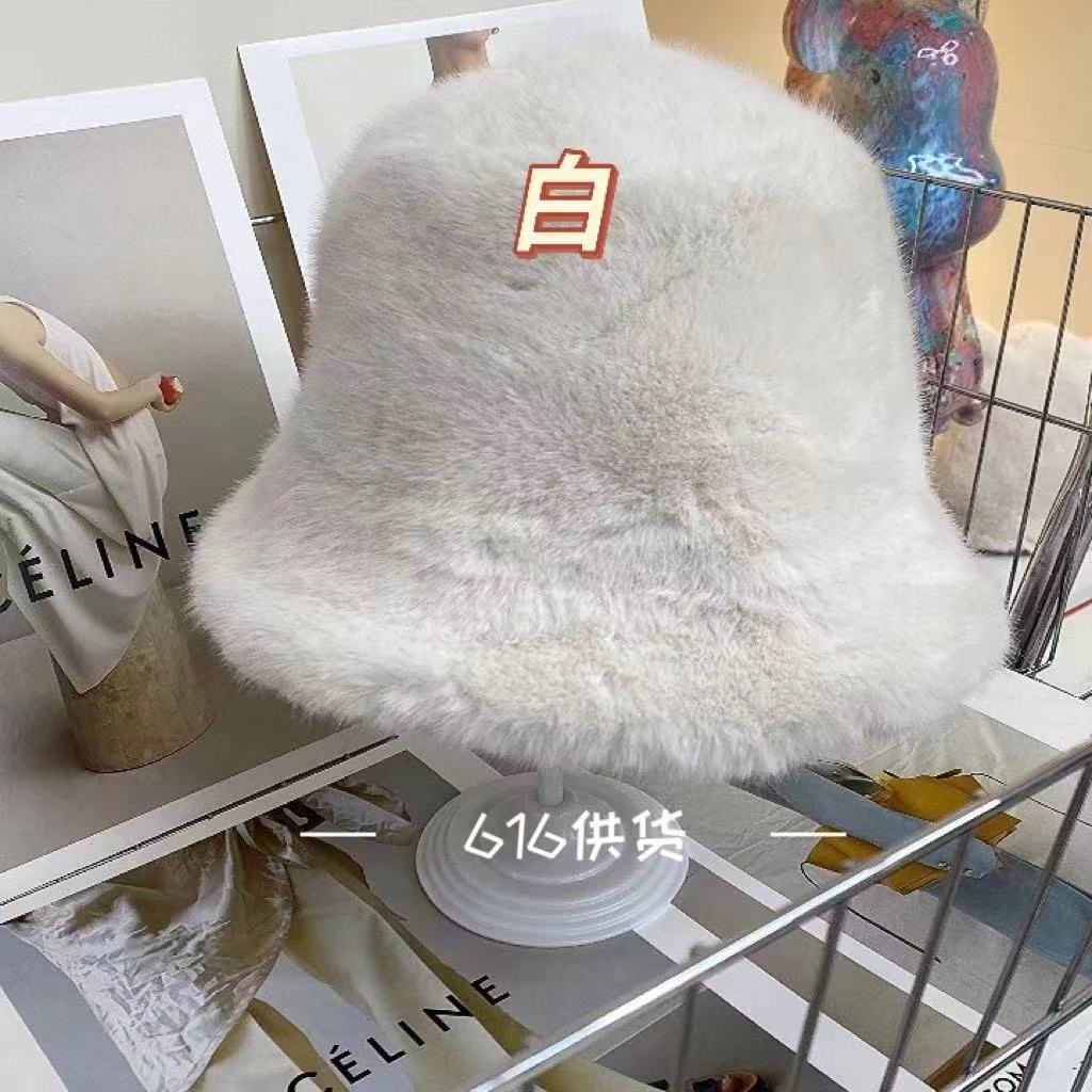 【小鹤专属】冬季新款保暖时尚毛毛渔夫帽（头围55左右）