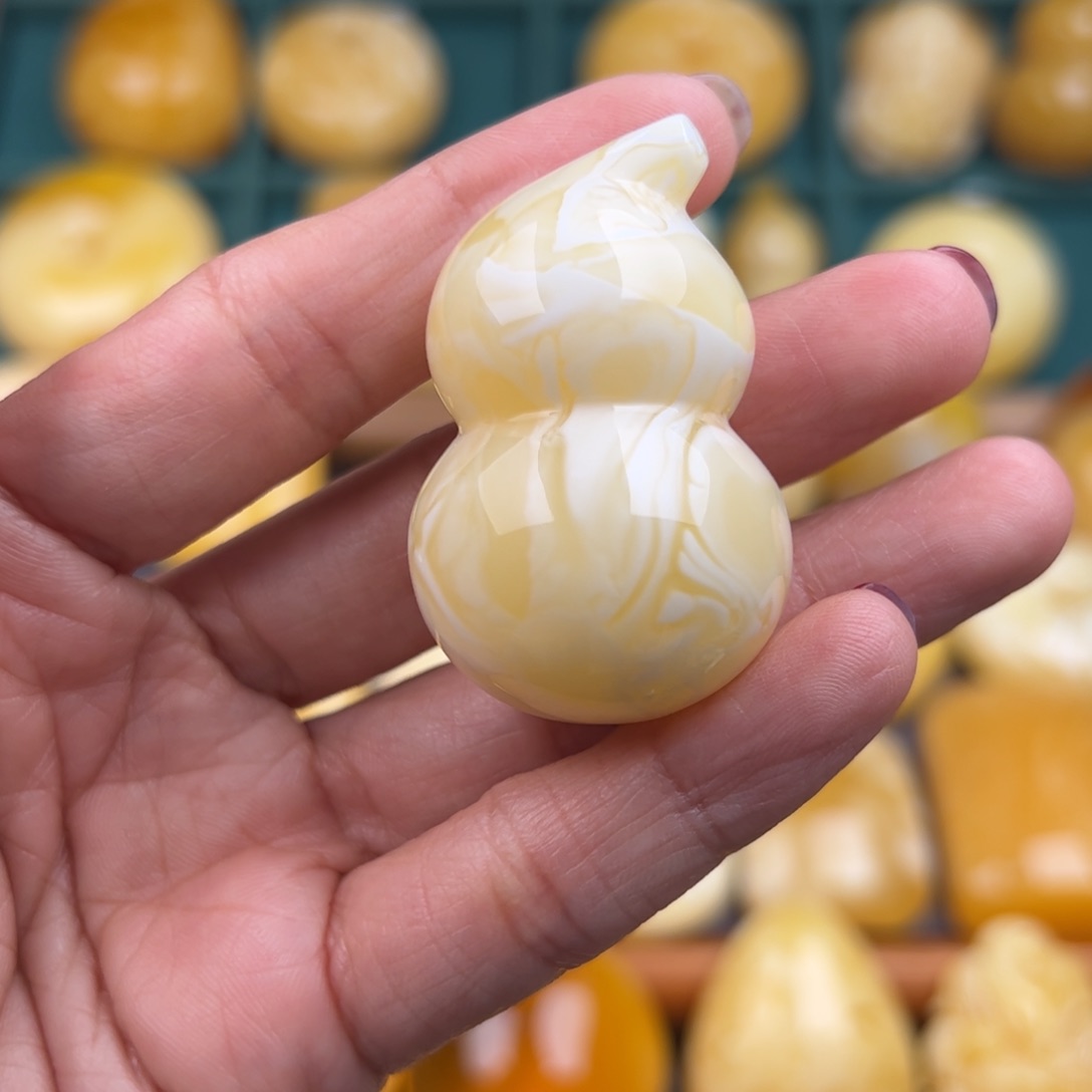 琥珀裸石未镶嵌纯天然琥珀蜜蜡无优化
